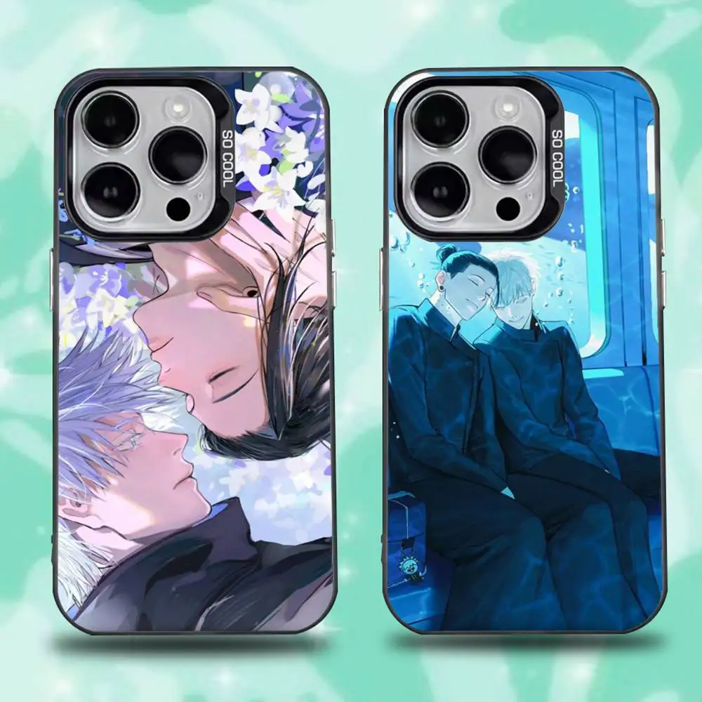 

J-Jujutsu K-Kaisen-s Phone Case For iPhone 16,15,14,13,12,11,Mini,Pro,E,SE4,XS,MAX Black Candy Matte Cover