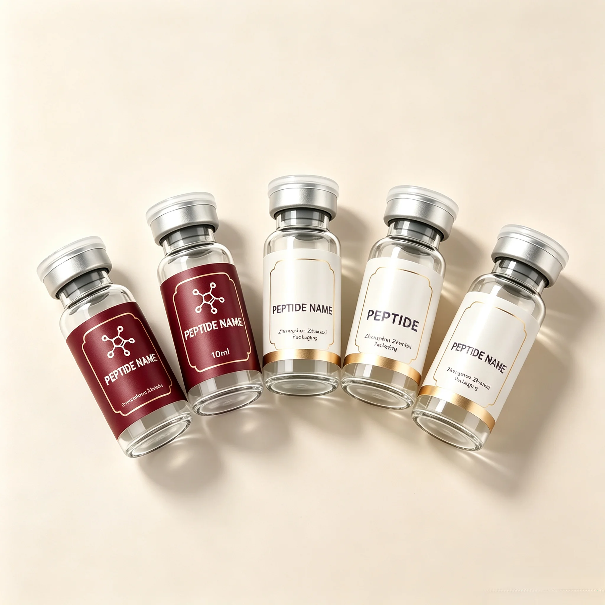 Custom Waterproof Vinyl Adhesive Labels And Paper Box Kits Compatible With Various Small Cosmetic Perfume Bottles