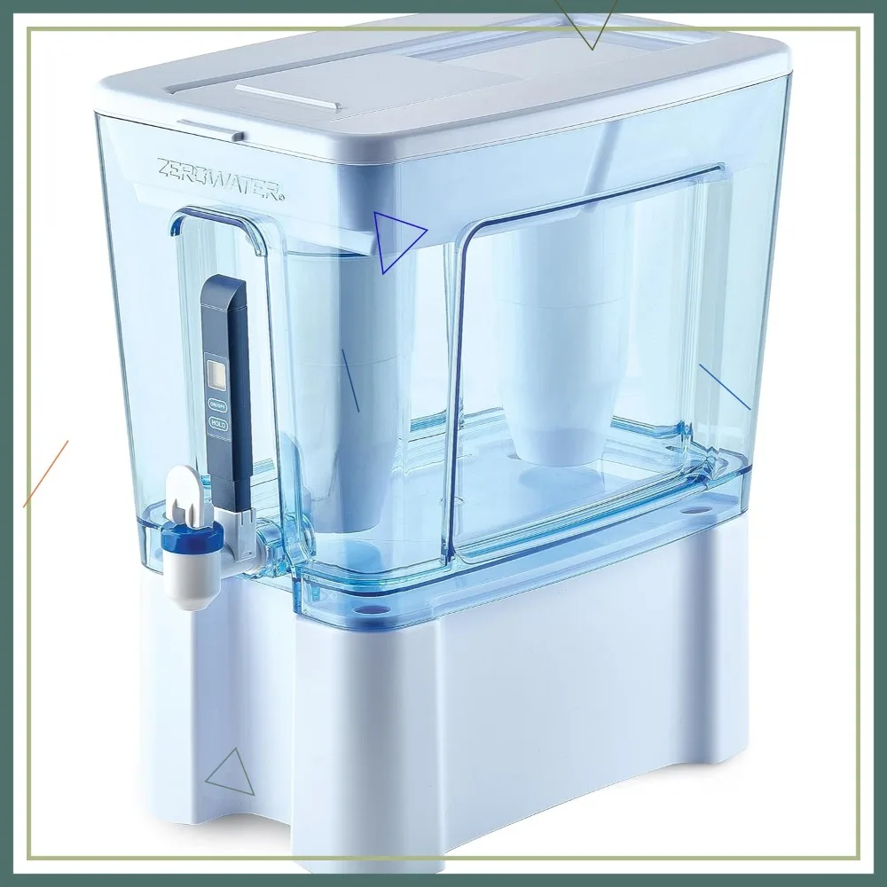 

Кувшин-фильтр для воды с 5 ступенями очистки, емкость 52 чашки, удаляет металлы, хлор, свинец - сертифицирован IAPMO