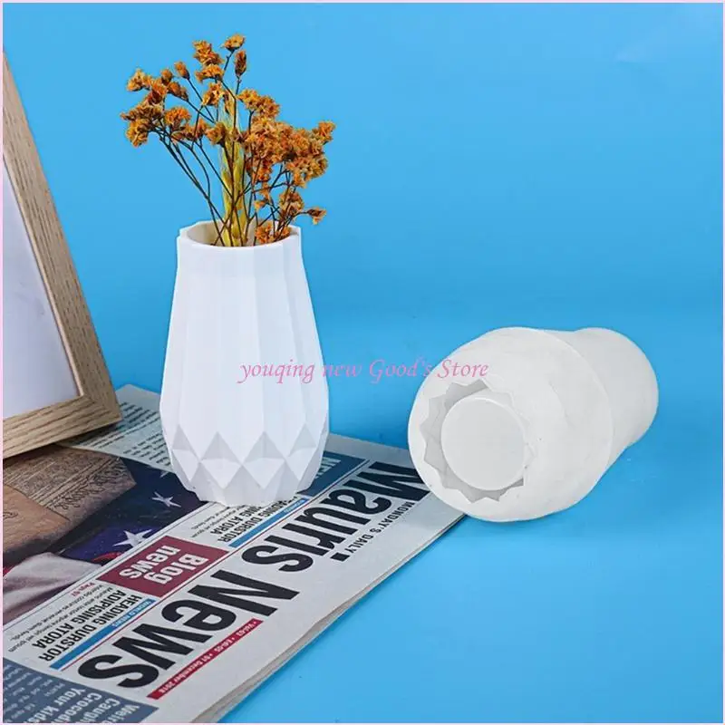 

57QA Succulents Planter Resin Mold Plant Pot Crystal Epoxy Mold DIY Crafts Soap Mold Handmade Decorations Casting Mold