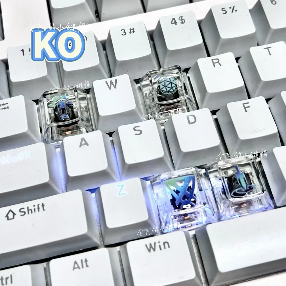 VALORANT KO/Night Dew Skill KeyCap para teclado mecánico azul transparente XDA perfil Fearless contrato personalidad PC Keycap