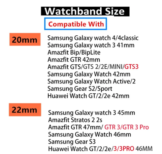 20mm 22mm strap For Samsung Galaxy watch 4/classic/46mm/42mm/Active 2 Gear S3 Frontier silicone bracelet Huawei GT/2/3/Pro band