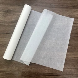 20M Super Thin Cicada Wing Long Scroll White Antique Calligraphy Practice Rice Paper Copying Hook Line Line Drawing Xuan Paper