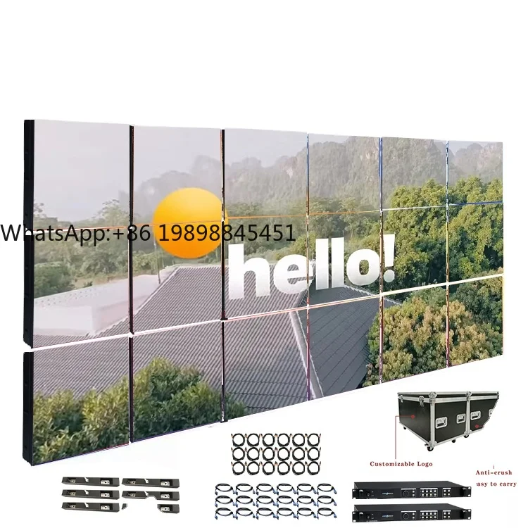 

Shenzhen Solar Column Screen Panel Module Smd 500*500mm Hoarding Board Advertising Sign Circle Led Display Making Machine