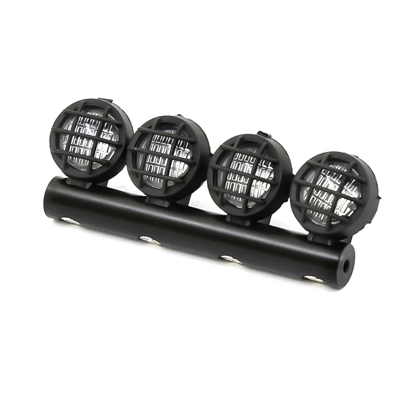 Barra luminosa per lampada da tetto a LED per auto RC per accessori per parti di aggiornamento per auto per camion RC 1/18 1/24, 4 LED