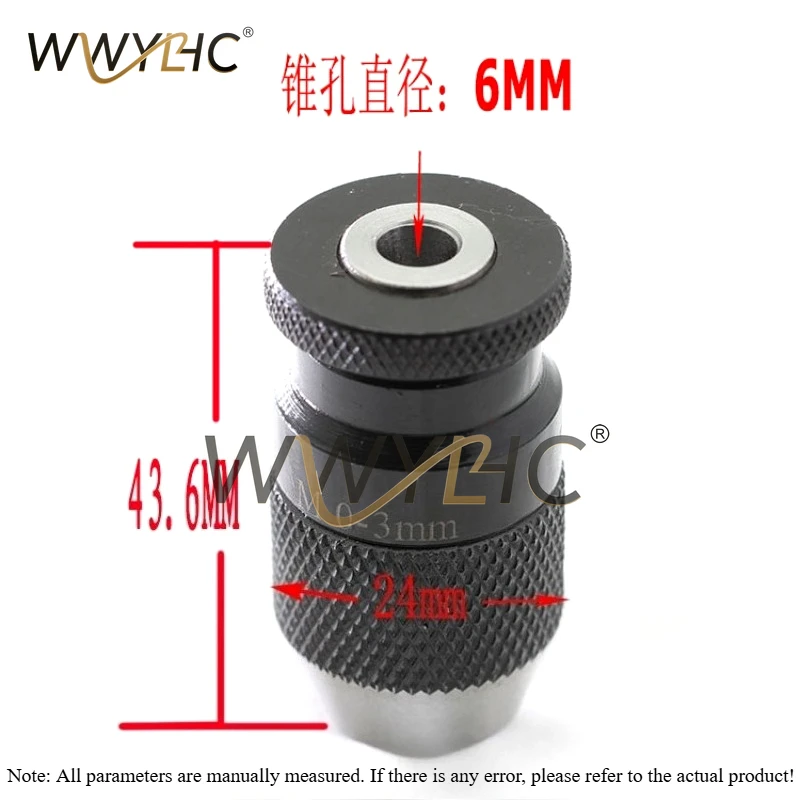 Piercing Machine Punching Machine Accessories High-precision Self-locking Drill Chuck M0-3MM