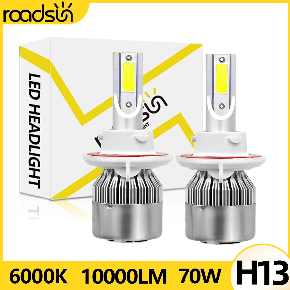 2Pcs 70W 10000LM Ca…
