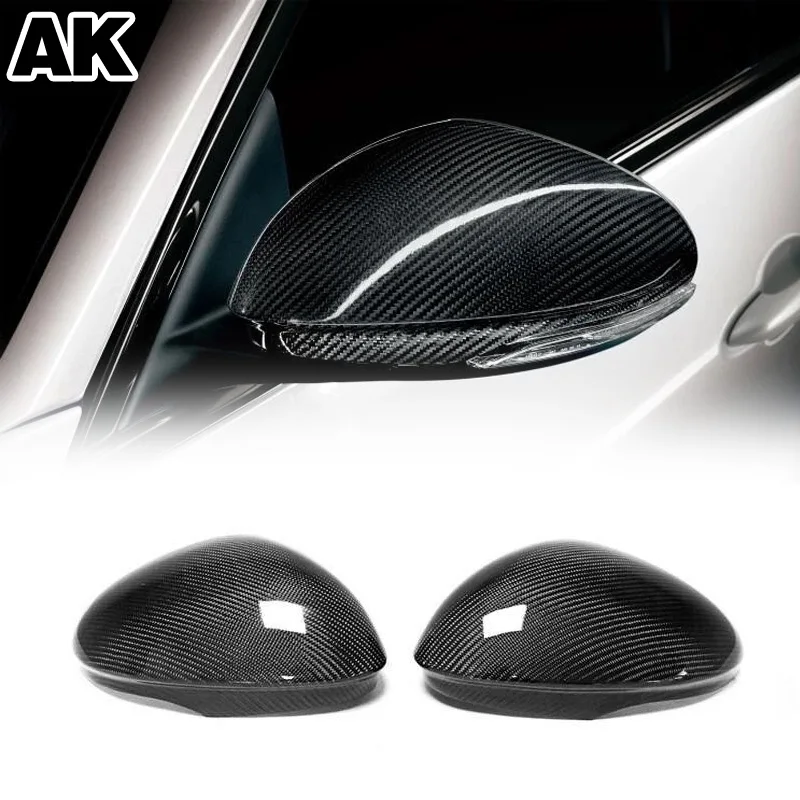 

For Alfa Romeo Giulia 2016-2025 Real Carbon Fiber Car Exterior Rearview Mirror Cover Car Dry Carbon Fiber Accessories