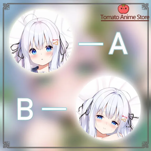 

Anime Game Dakimakura Hing Body JK white hairPillowCase Cushion Otaku Bed Linings Xmas