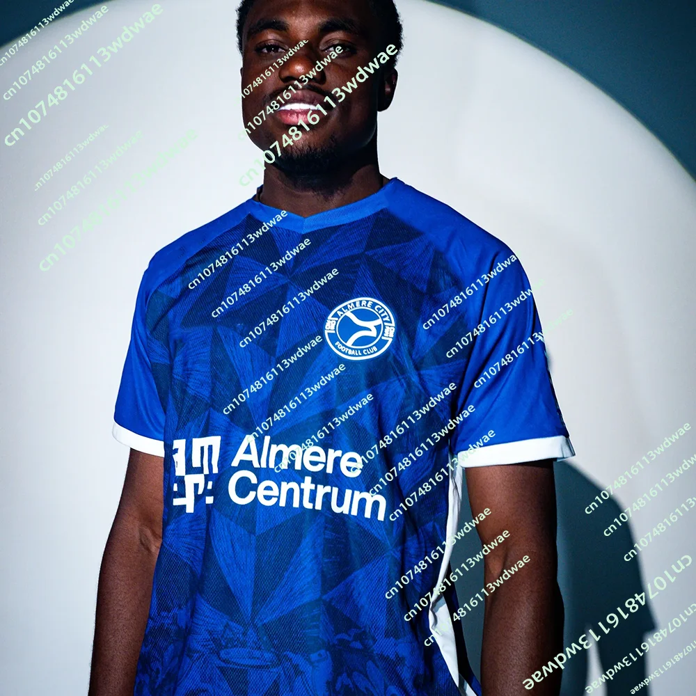 Hot-selling 2026 Netherlands Almere City FC Football Jersey Mens T-Shirt 3D Printed KID Sports For Family Boys Fans Footy Jersey