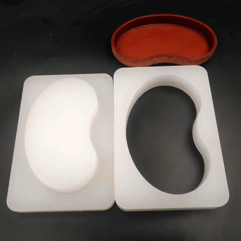 

leather vegetable tanned leather shaping mold pea shape designer leather craft template tray modeling plastic fixed mould