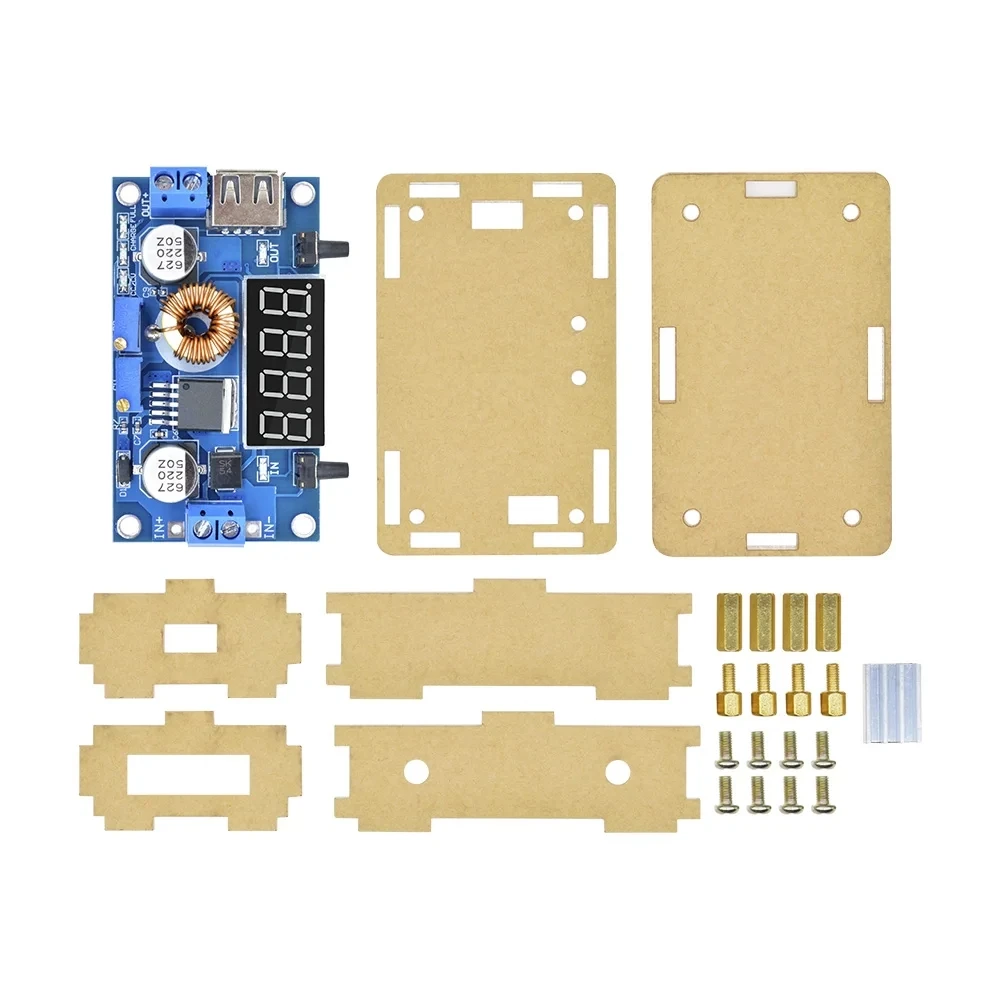 

5A constant voltage and constant current step-down module with housing with voltage current and power display LED drivercharging