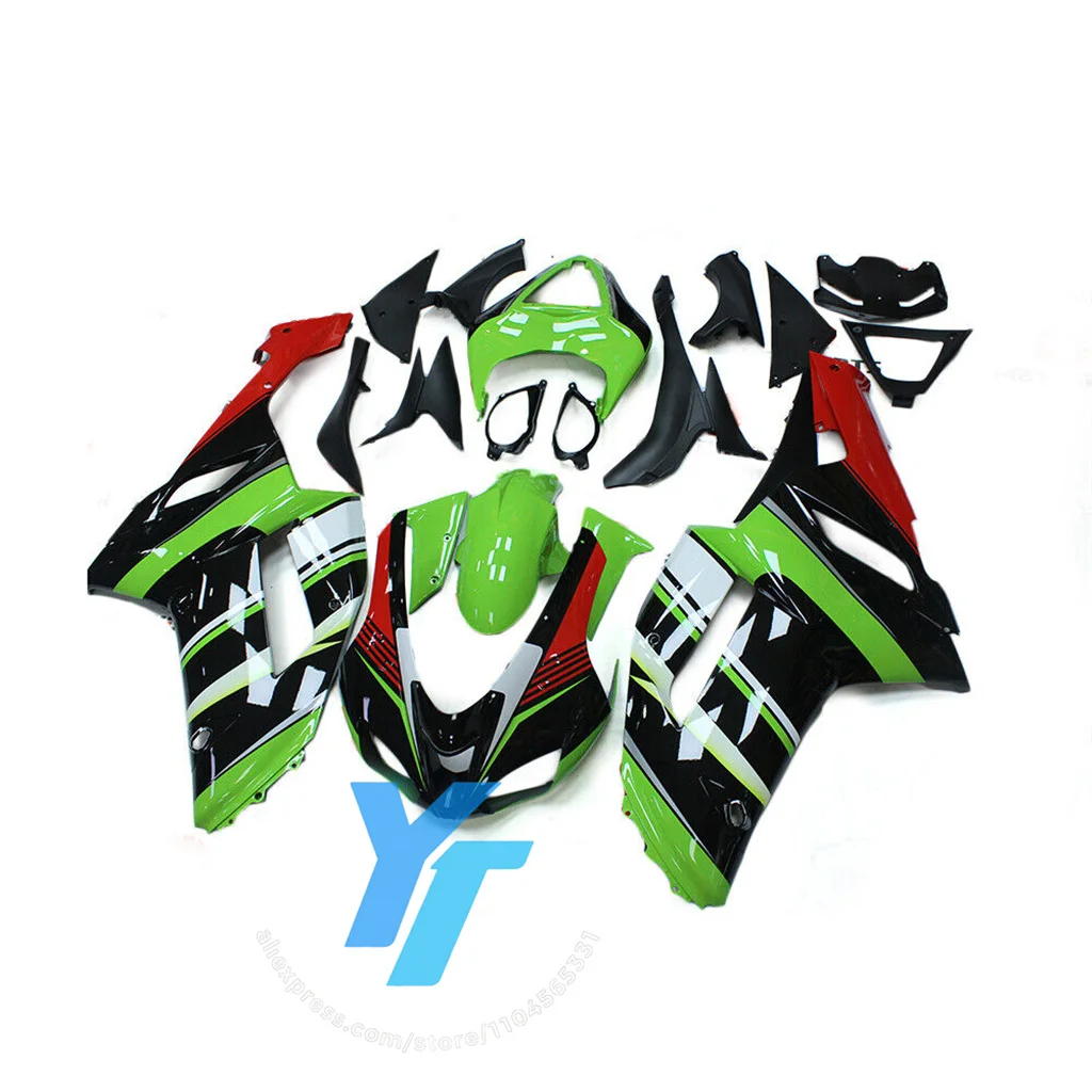 Motorbike Fairing Set for KAWASAKI ZX6R 2007-2008 ABS Plastic Injection Molded Panels Providing Perfect Fit