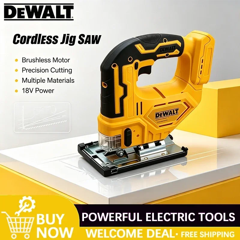 DEWALT QXJ001 Brushless Cordless Jig Saw Multifunction Adjustable Electric Power Tool for Woodworking Portable Curve Saw