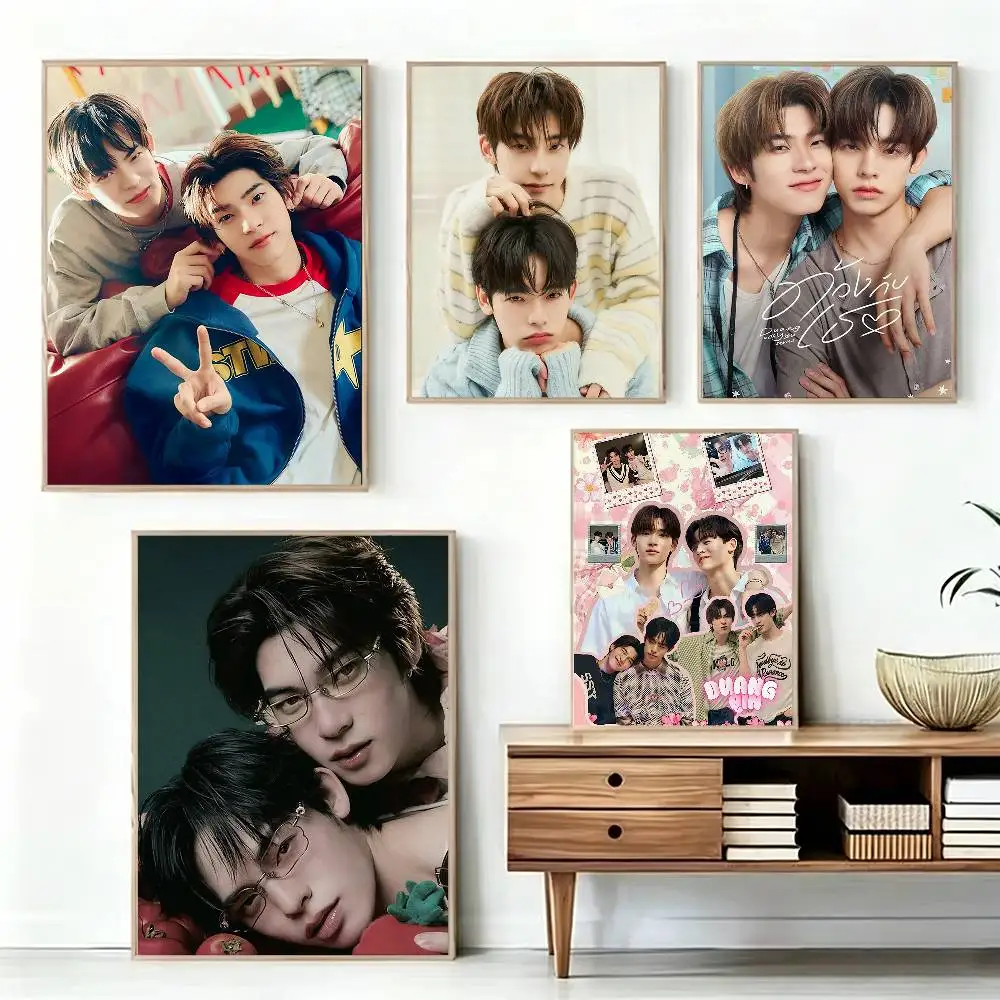 TEETEEPOR Q-Qin D-Duang With You Poster Waterproof Wall Art Sticker For Bar Living Room Vintage Decor High Quality Print Gift