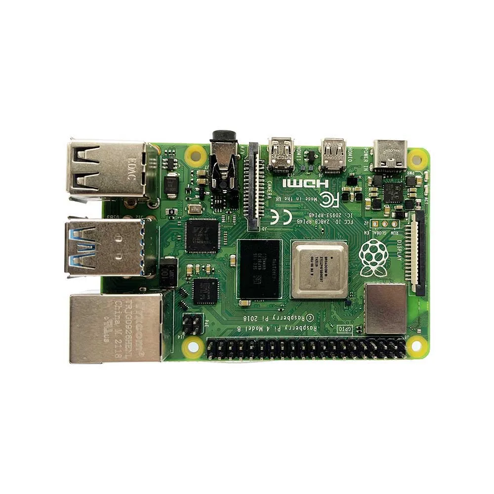 Raspberry Pi 4 Model B 1GB/2GB/4GB/8GB RAM Optional 64-bit 1.5GHz quad-core cpu Support WIFI Bluetooth 5.0 Development Board