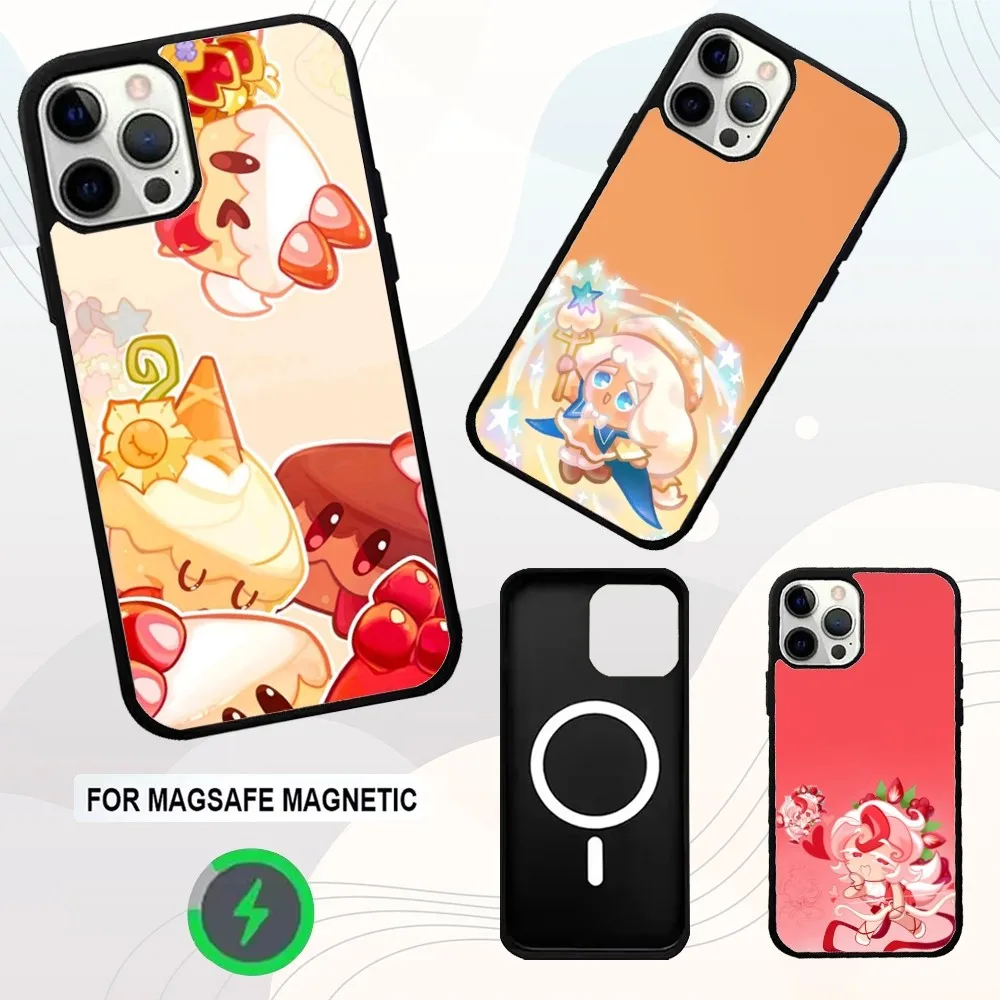 

C-Cookie Run K-Kingdom Phone Case For iPhone 16e,16,15,14,13,12,11,Plus,Pro,Max,Mini Magsafe Magnetic Wireless Charging