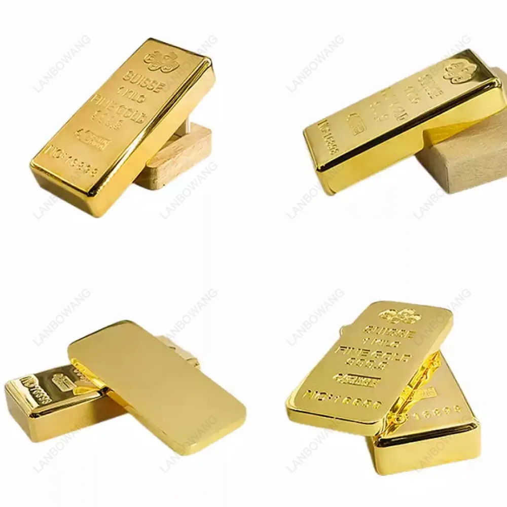 1:1 Copy Switzerland 1000g 24K Gold Bar Bullion Replica Bank Jewelry Store Display Anti-theft Sample Prop