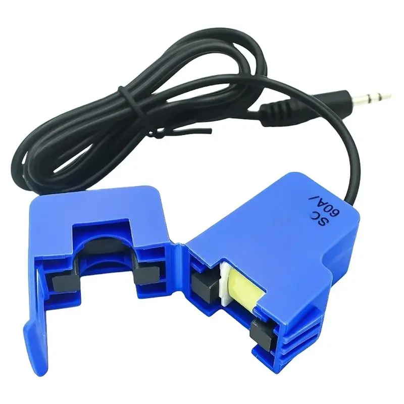 Super Deal -SCT-013 60A Open-Close Non-Invasive AC Current Sensor Split Core Current Transformer SCT013