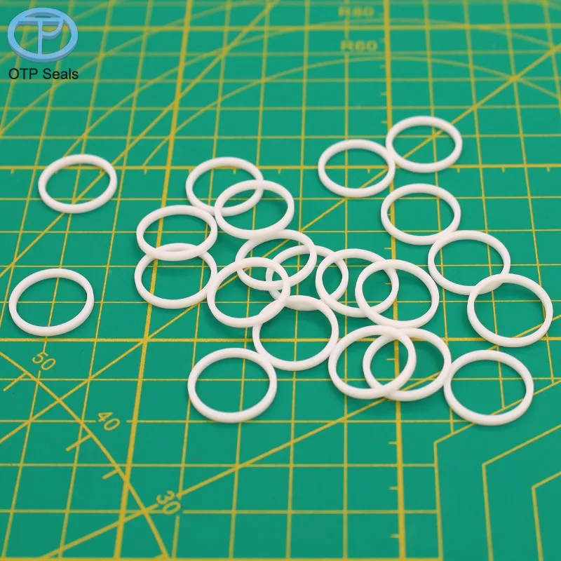 

PTFE seals gaskets Polytetrafluoroethylene Plastic King liner Shim Spacer Pads Non-standard shaped parts factory customized otp