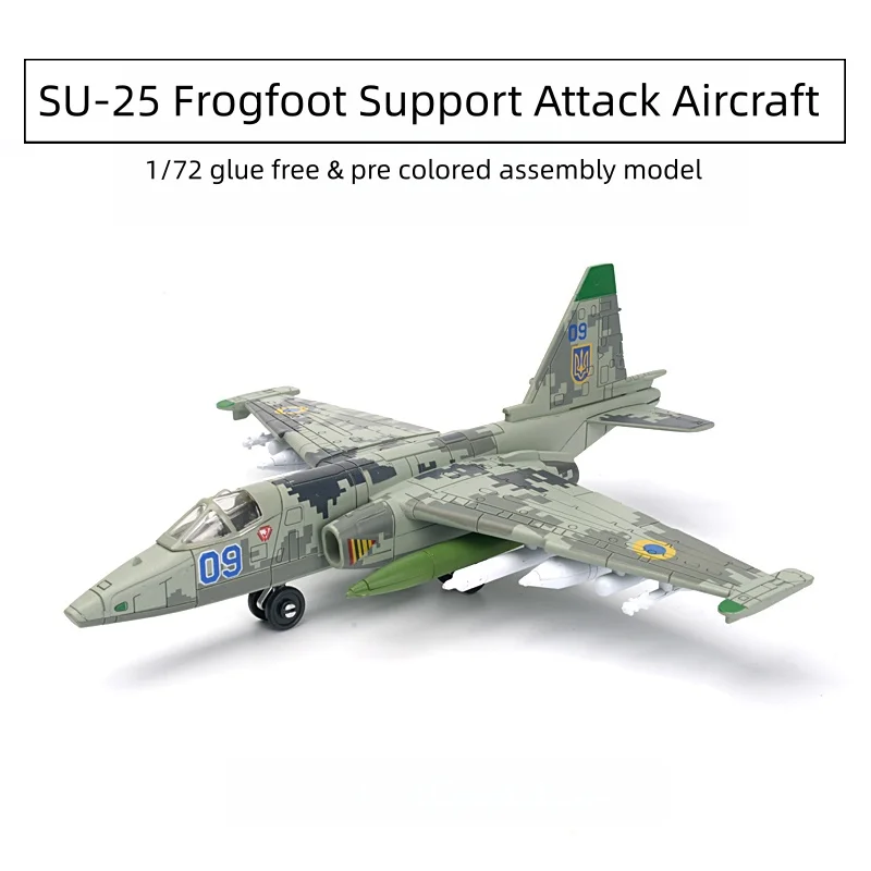 

1/72 Creative Military Series Building Blocks Russian SU-25 Frogfoot Support Attack Aircraft Model Toys For Boys Christmas Gifts
