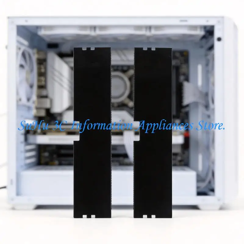 Nonfunctional Memory Module Models, 2 ABS Forms for Visual Styling and Hardware-Look Computer Case Interior Detail