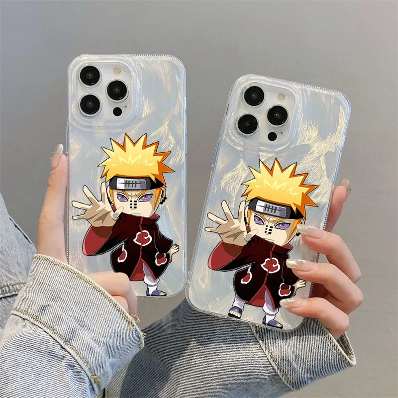 

Naruto cartoon characters Phone Case For iPhone 16 15 14 13 12 11 Pro Max X XR XS 13 7 8 Plus 16E SE 2022 14 Pro Fundas Cases