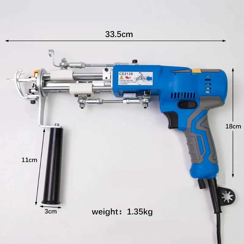 

AK-V brushless tufting 2 IN 1 Carpet Tufting Tufting Machine Cut Pile and Loop Pile DIY Tools