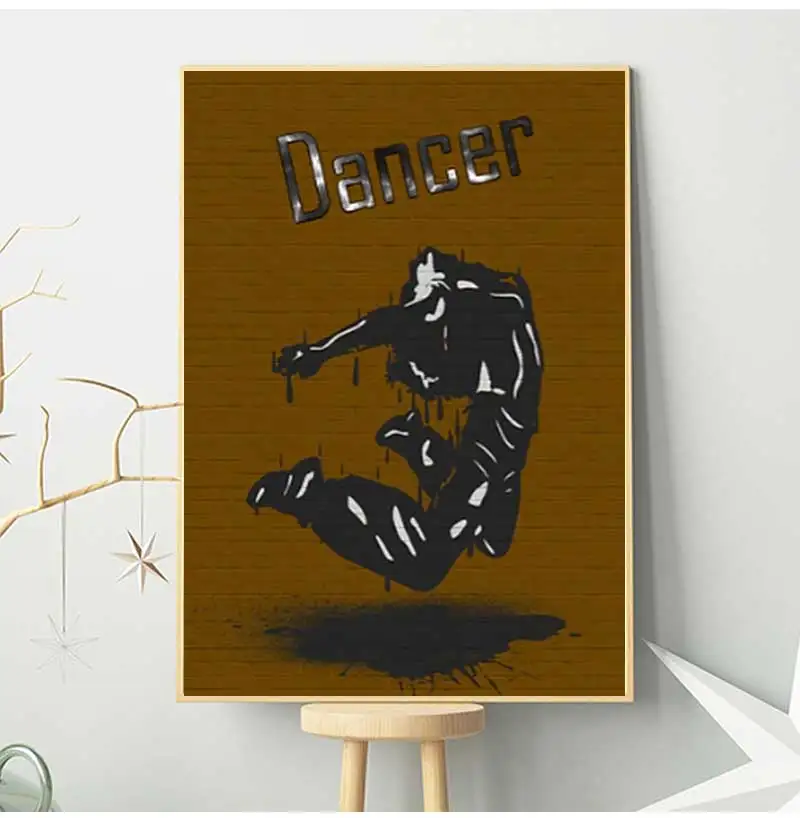 Famous Dancer Michael Jackson Art Poster, Michael Jackson Image Printing Painting Art, Used for Room Wall Decoration, Frameless