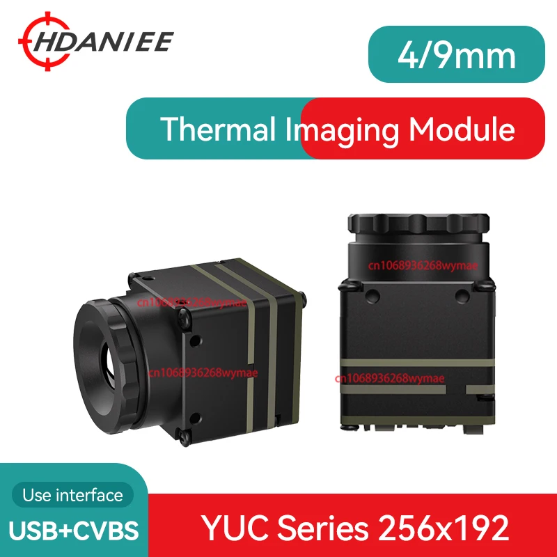 YUC256 Series Uncooled Thermal Imaging Camera Module  256×192 12μm Support Multi Interface USB/CVBS/RS232 Thermal Camera