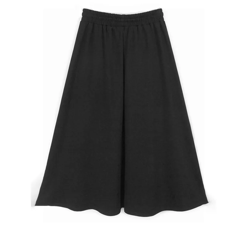 [Vibe] High Elastic Waist Skirt Black Denim Color-block Drawstring Half-body Skirt Women Fashion Tide New Spring Autumn 2025