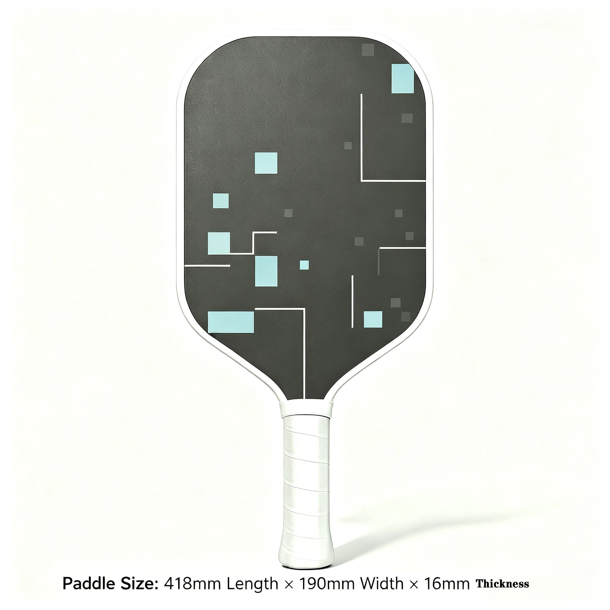 Hot-Pressed T700 4th-Gen Carbon Fiber High-Resilience High-Precision Pickleball Paddle for Indoor Outdoor Doubles Play (16mm)