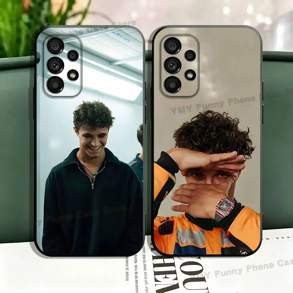 Racer 4 L-Lando N-Norris Silicone Protect Case For Samsung A21 31 51 53 20 22 30 32 42 50 70 Cover