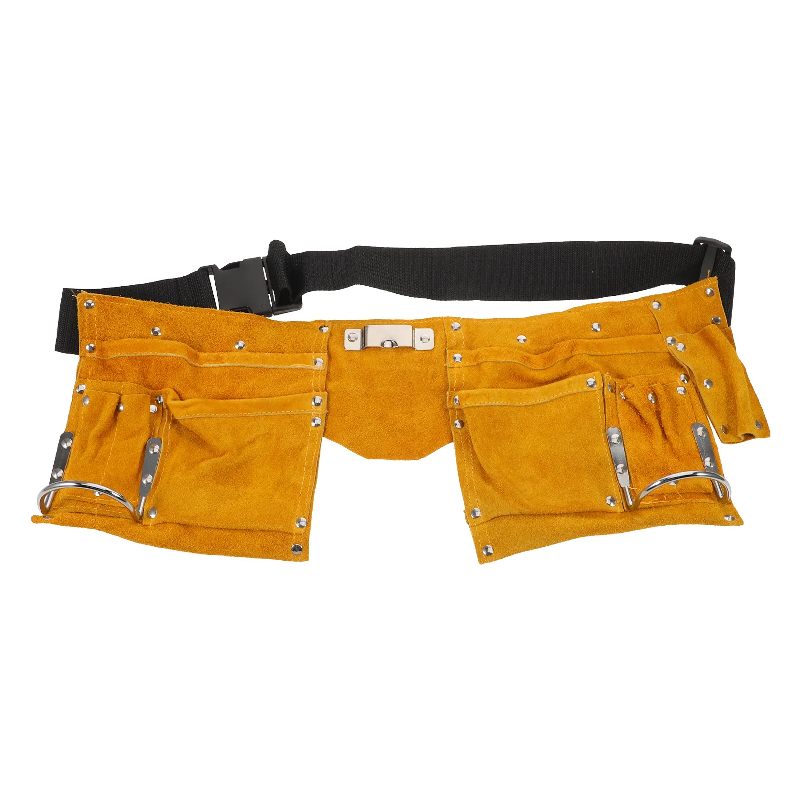 전기 기술자 도구 벨트 파우치 이중 수납 공간 다중 포켓 허리 도구 정리함 (정비공, 엔지니어, 건설 노동자용)