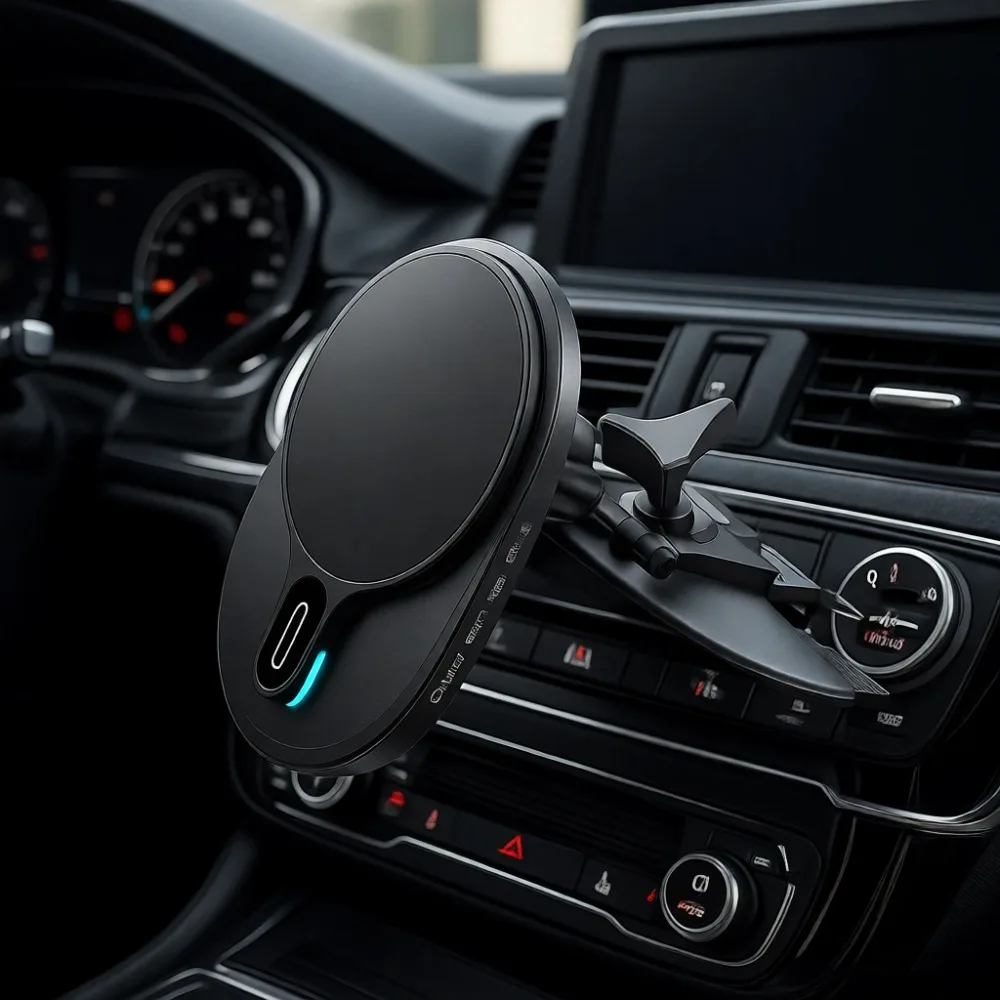 

15W Qi2 Magnetic Wireless Car Charger CD Slot Mount Fast Charging for iPhone Galaxy