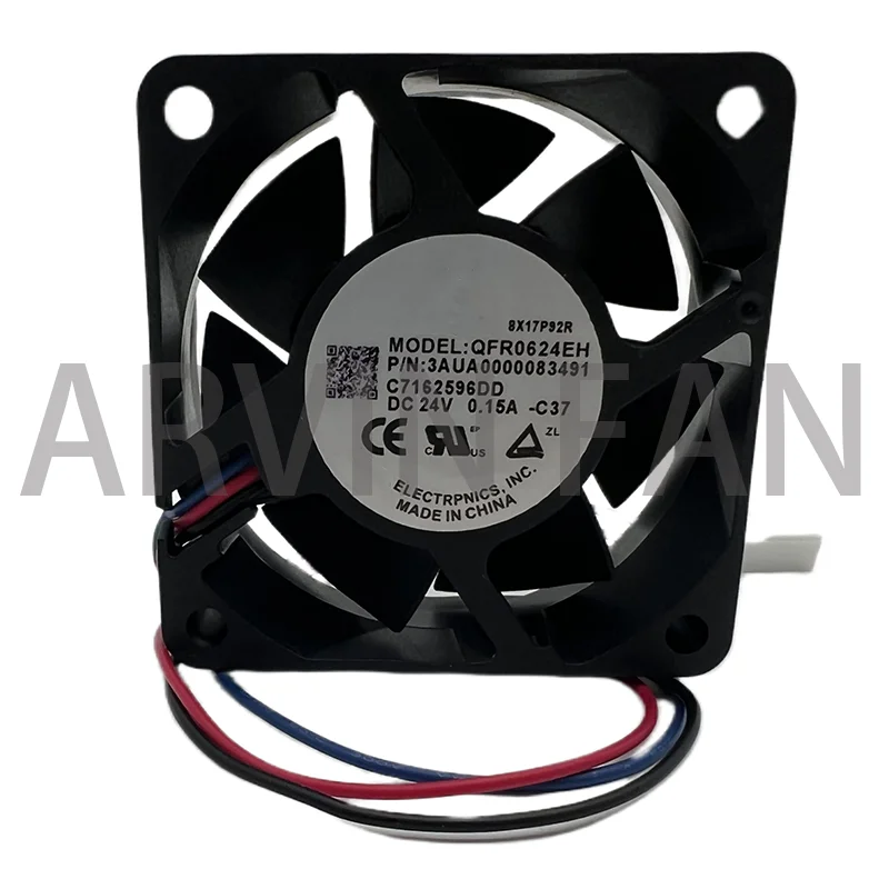 Brand New Original QFR0624EH 3AUA0000083491 C7162596DD 6cm 6025 60x60x25mm DC24V 0.15A Inverter Cooling Fan