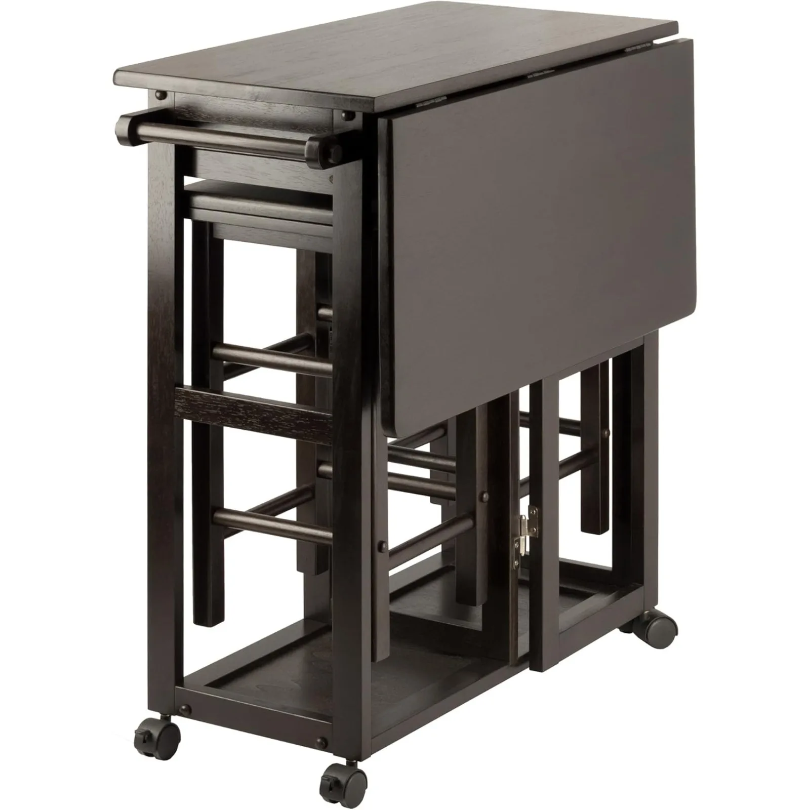 

US Suzanne 3-PC Set Space Saver Kitchen, Coffee Finish, 29.61x29.13x32.76