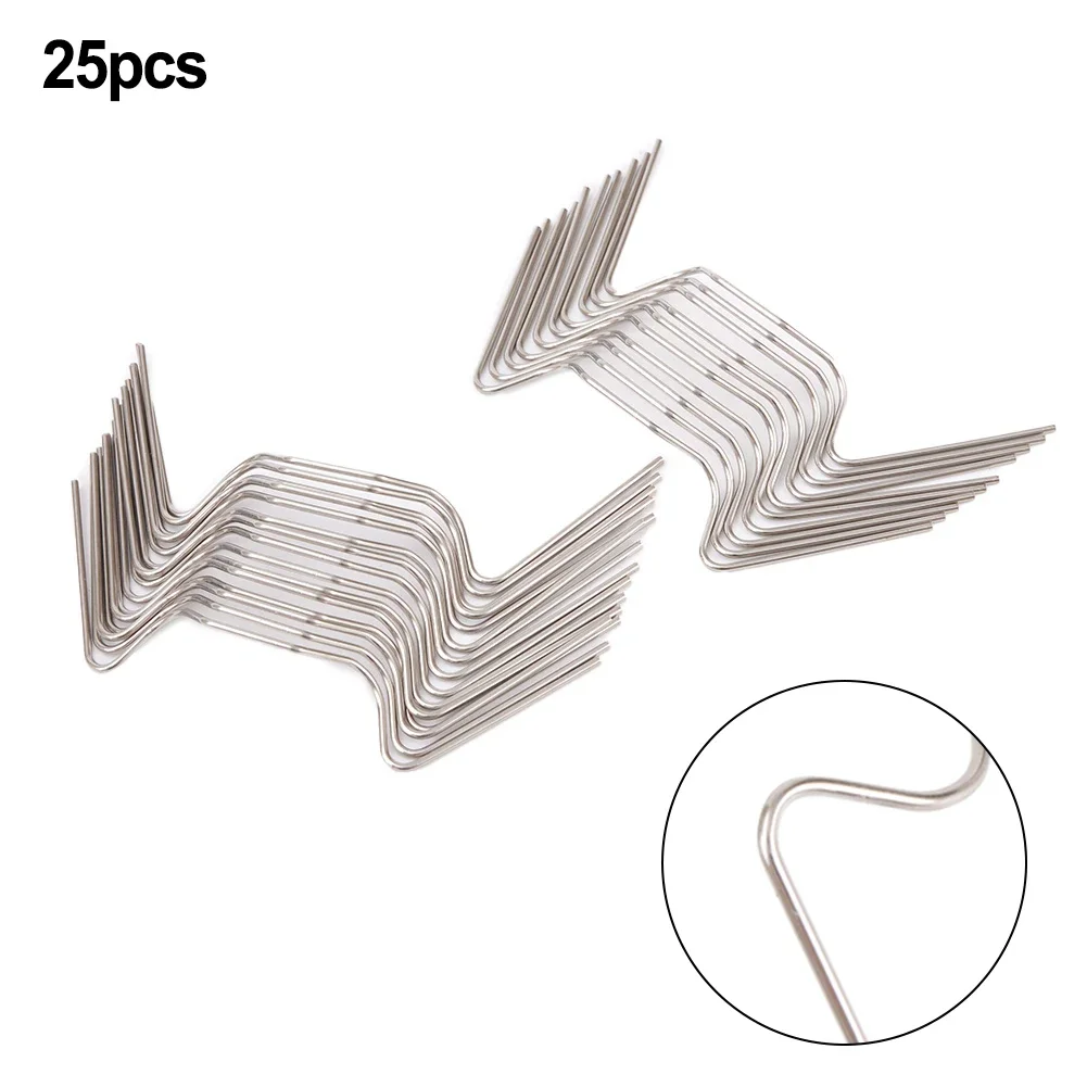 

25/50/100pcs Greenhouse Glass Clips Stainless Steel W Glass Clips For Hollow Slabs, Multiple Wallpapers, Glass Greenhouses