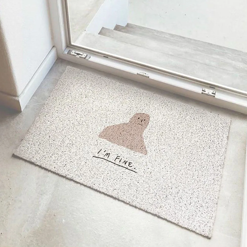 Cute Cartoon Entrance Door Mat Bathroom Anti-slip Floor Mat Home Decor Welcome Sign Mat Living Room Carpets Home Decorative