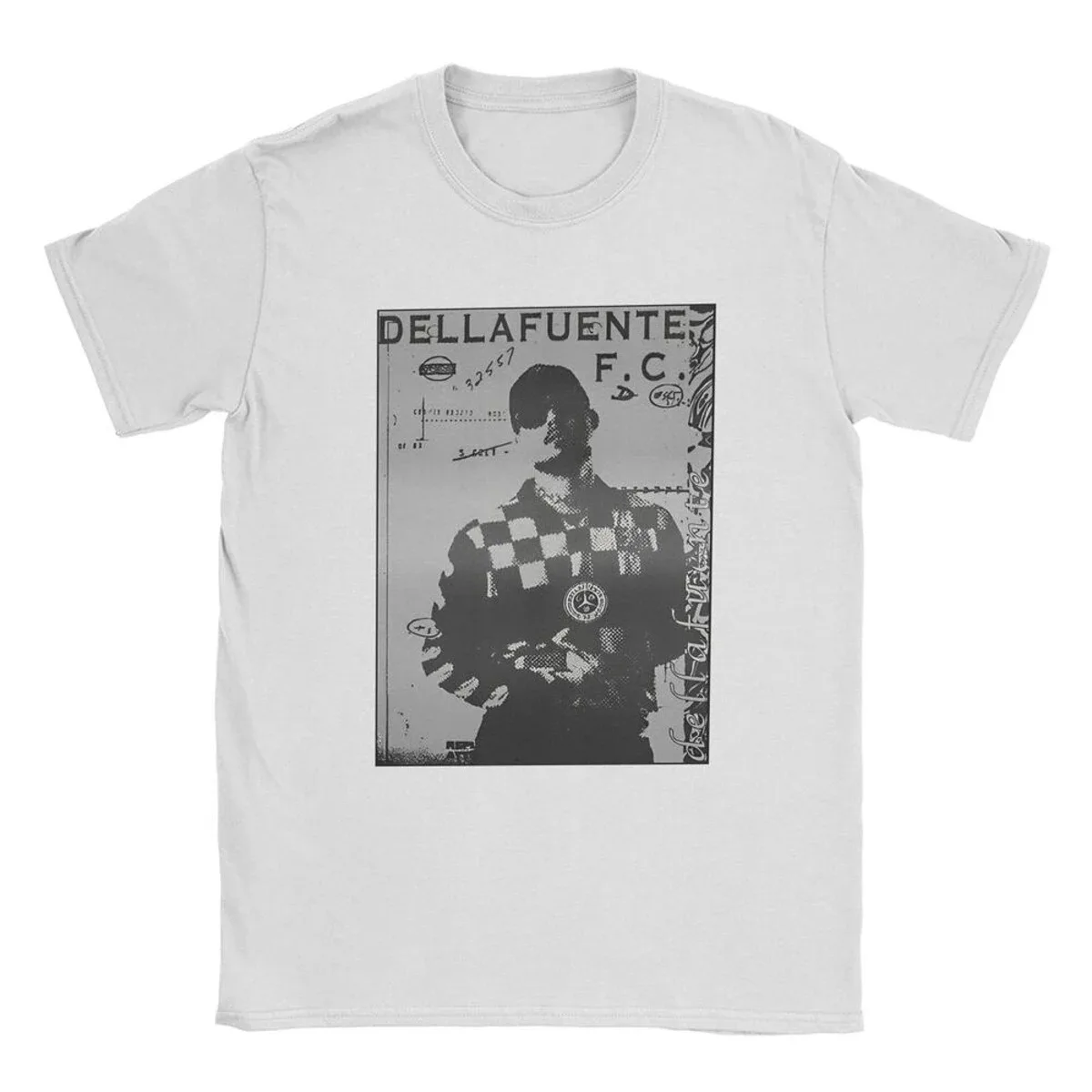 

Летние мужские футболки Dellafuente Tears for Another Day, мужские футболки FC Club Hipster из чистого хлопка, футболки с круглым вырезом и короткими рукавами