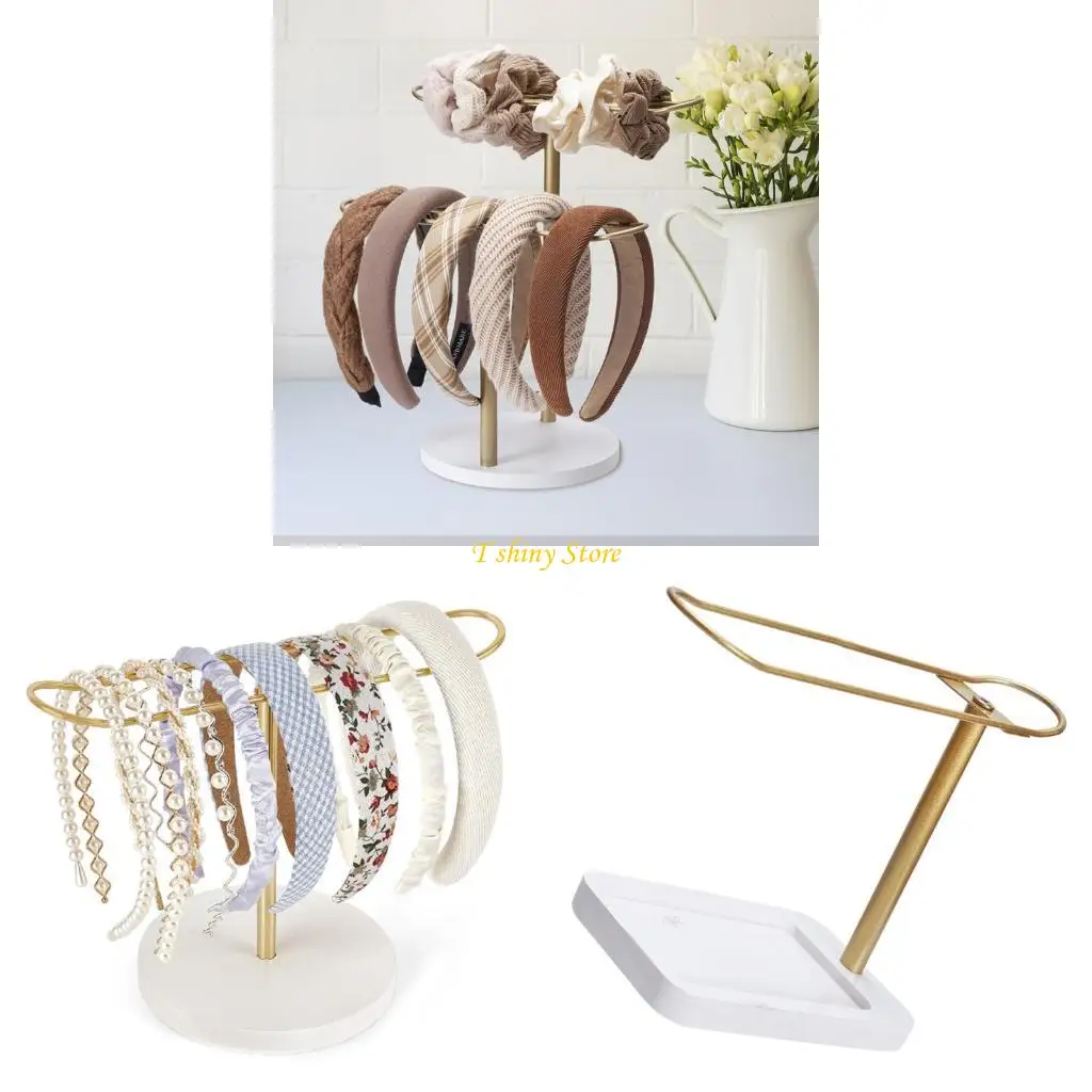 

N58F Elegant Scrunchies Storage Rack With Sturdy Base Handmade Gift For Women Girls