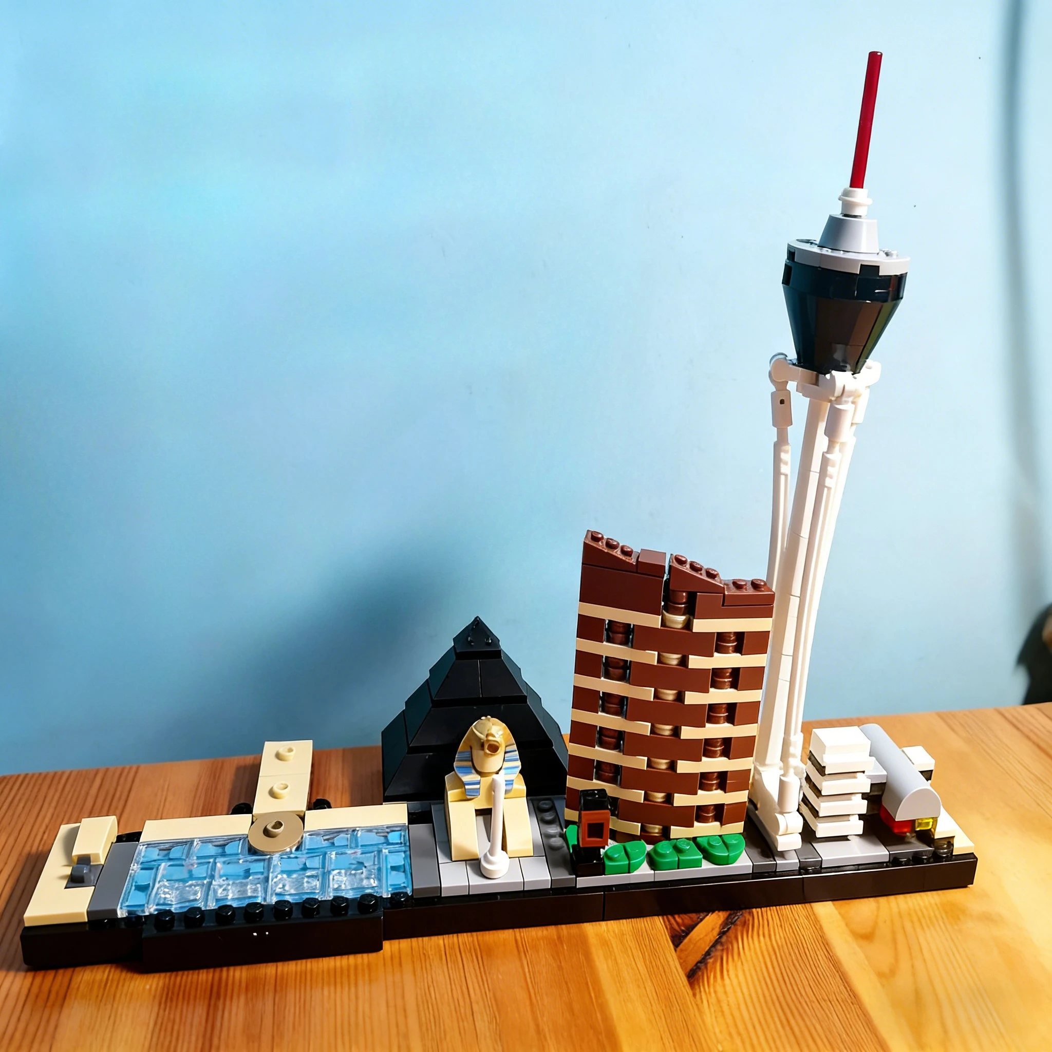 Landmarks of Las Vegas 21047 Building Blocks Sets Suitable for Christmas Gifts Compatible with Legoed Particles，501pcs.