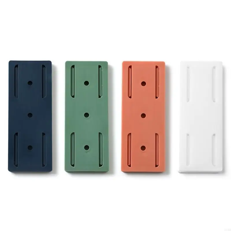 Self-Adhesive Power Strip Holder Fixator Wall Mounted Plug-In Socket Fixer Bracket Stand Punch-Free Cable for Desk