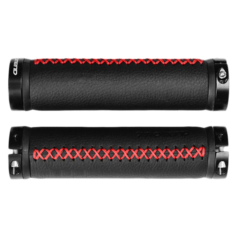 1Pair Bike Handle Cover Microfiber Durable Non-Slip Ergonomic Anti-Sweat Mountain Bike Handlebar Grips Accessories Black