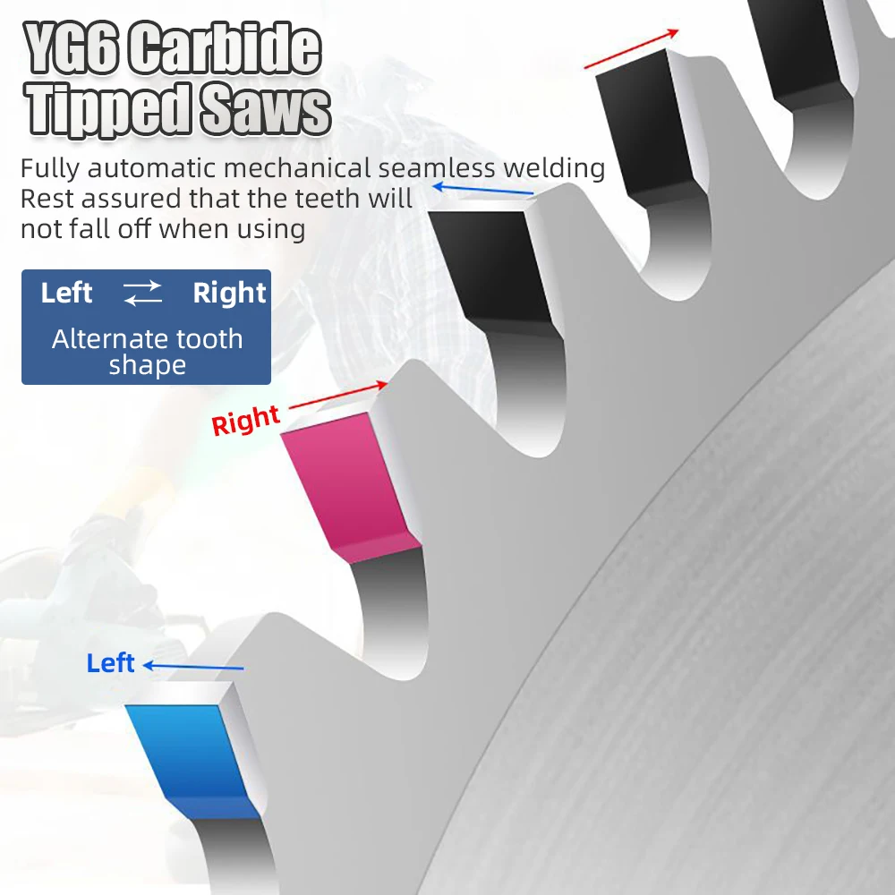 سبيكة منشار دائري شفرة ، قرص قطع الخشب ، 2-طريقة النجارة شفرات المنشار ، 4 بوصة ، مولتيتول ل أداة السلطة زاوية طاحونة