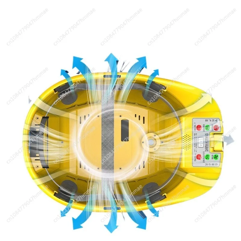 

Крышка вентилятора на строительной площадке Солнечная бесщеточная безопасная зарядка Кондиционер Охлаждение Летняя строительная площадка
