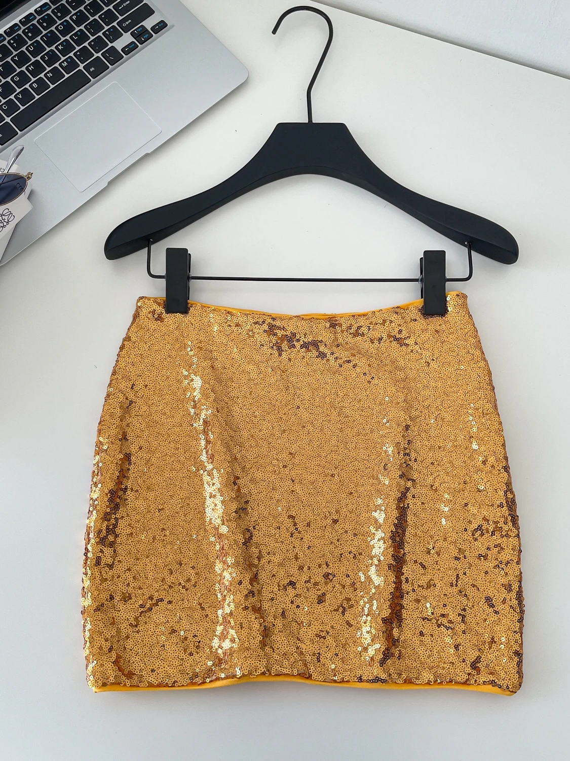 

Юбка с пайетками iny, женская модная летняя утягивающая юбка с высокой талией, корейская юбка трапециевидной формы для поездок на работу