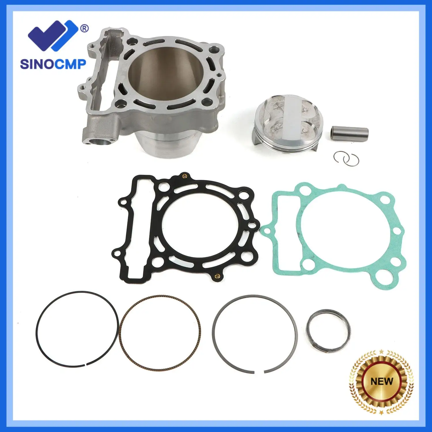 SINOCMP 1set 77mm Cylinder Piston Rings Gaskets Kit STD Bore For Kawasaki KX250F KXF250 2009-2016 New