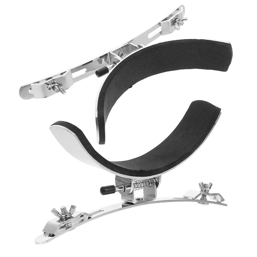 

2 Pcs Marching Drum Leg Rest Accessories Bracket Percussion Instrument Component Mount Stainless Steel Accessory Support