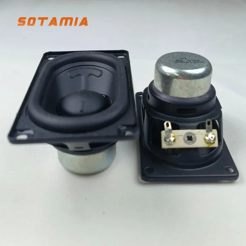 SOTAMIA 2 Altavoces Mini de Audio de 4 Ohmios y 20W, Rectangulares, de Rango Completo, Portátiles, Bluetooth, Modelo 4580 para JBL FLIP 6